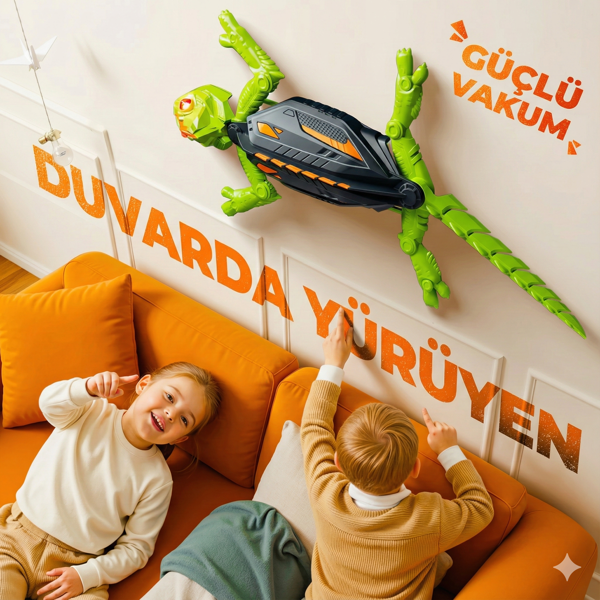 Liekicked Duvara Tırmanan Kertenkele